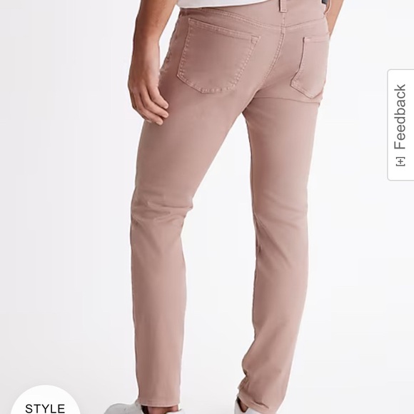 Men’s Express Dusty Rose Jeans Athletic Slim, Hyper Stretch NWT - Picture 2 of 4